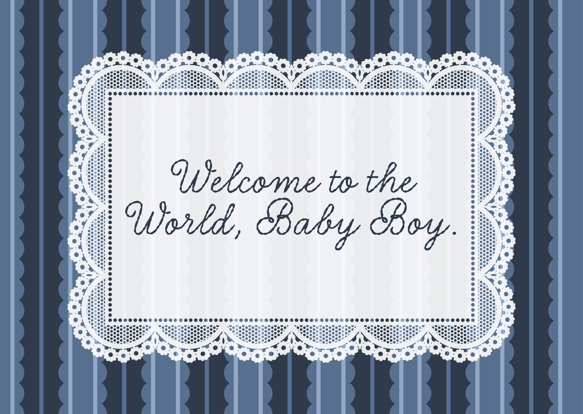 Welcome Baby Boy